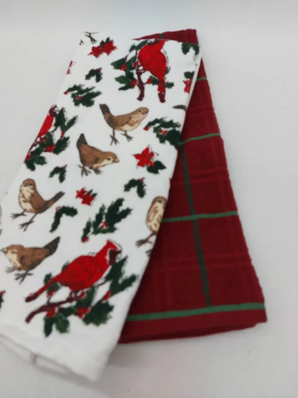 Christmas Kitchen dish towels Set of 2 Each Lot Of 3 NWT Various Brands